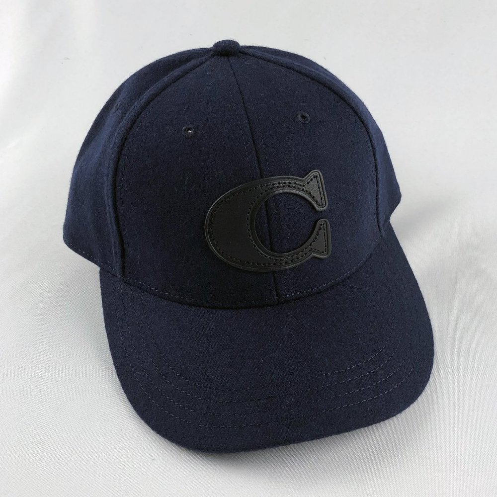 Coach Wool Hat C Logo Cap - Picture 3 of 9